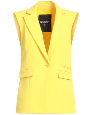 Patrizia Pepe Blazer Polyester, Elastane - Yellow