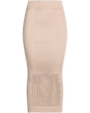 Peserico Midi Skirt Cotton, Nylon - Natural