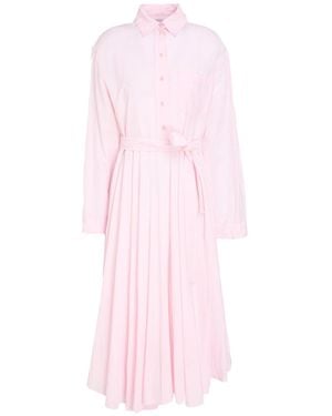 Laurence Bras Vestido Midi - Rosa