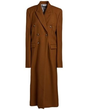 VTMNTS Coat Virgin Wool, Elastane - Brown