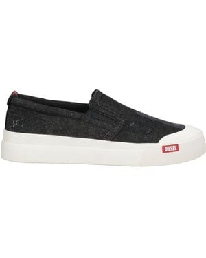 DIESEL Trainers Cotton, Elastane - Black