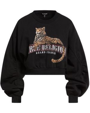 TRUE RELIGION Sweatshirt - Schwarz