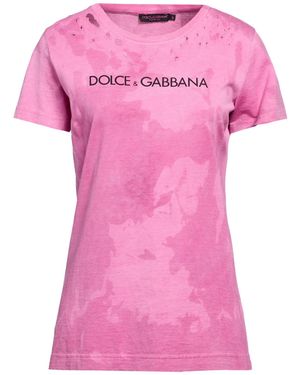 Dolce & Gabbana T-Shirt Cotton - Pink