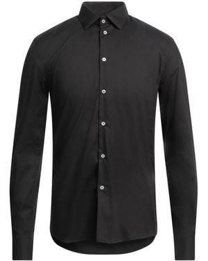 GAUDI Shirt Cotton, Polyamide, Elastane - Black