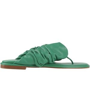 Hereu Thong Sandal Soft Leather - Green