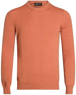 Roberto Collina Sweater Cashmere, Silk - Orange