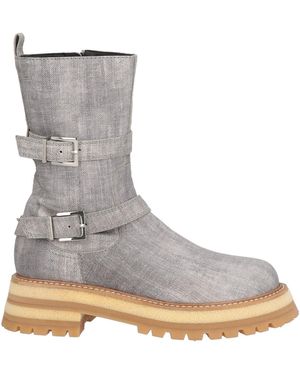Ermanno Scervino Ankle Boots Leather - Grey