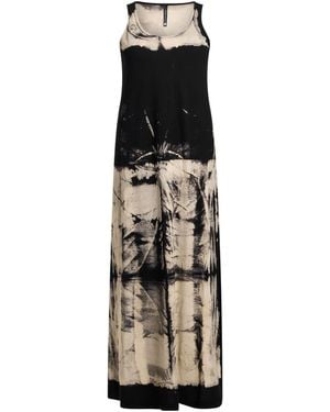 Pierantonio Gaspari Midi Dress Cotton - Black