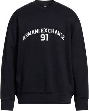 ARMANI EXCHANGE Sweatshirts - Blue