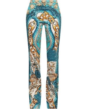 Moschino Couture Pants Cotton, Elastane - Blue