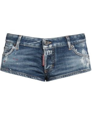 DSquared² Denim Shorts Cotton, Elastane - Blue