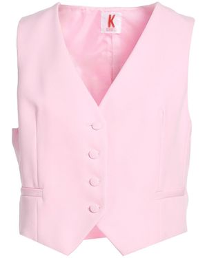 Kontatto Tailored Vest Polyester, Elastane - Pink