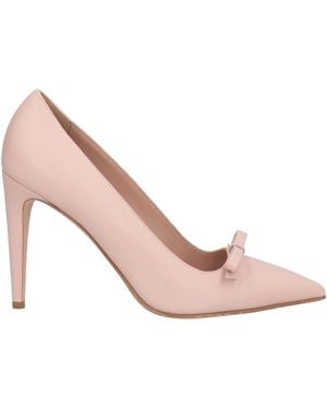 Red(V) Pumps Leather - Pink