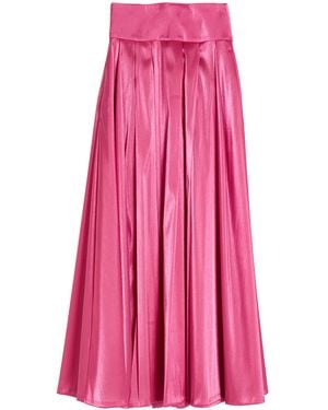 Hanita Maxi Skirt Polyester, Nylon, Elastane - Pink