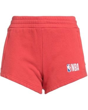 Marcelo Burlon Shorts & Bermuda Shorts Cotton - Red