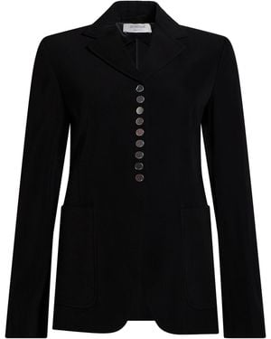 Sportmax Blazer Viscose, Elastane - Black