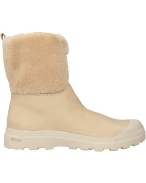 Officine Creative Ankle Boots Leather, Shearling - Natural