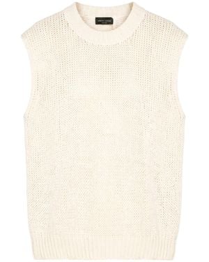 Roberto Collina Ivory Sweater Cotton, Polyamide - Natural