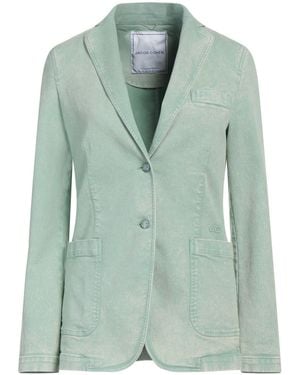 Jacob Cohen Blazer Cotton, Elastomultiester, Elastane, Polyester - Green