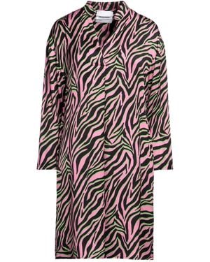 Brand Unique Mini Dress Viscose, Silk - White