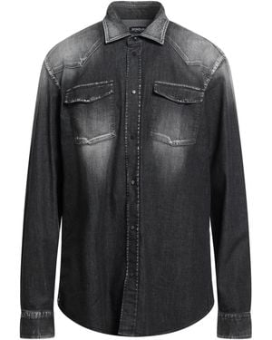 Dondup Denim Shirt Cotton, Viscose, Polyester, Elastane - Gray