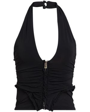 Pinko Top Viscose, Elastane - Black