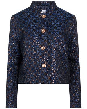 Niu Jacket Polyester, Cotton, Polyamide - Blue