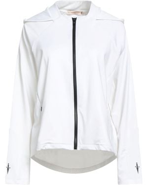Cesare Paciotti Sweatshirt Polyester, Elastane - White