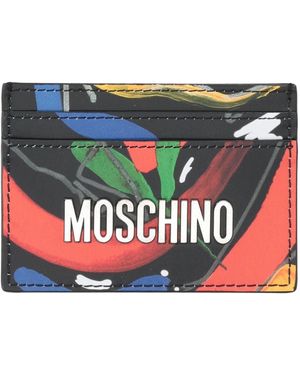 Moschino Cardholder Leather - Black