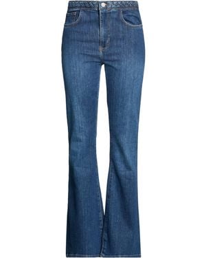 FRAME Jeans Cotton, Rayon, Elasterell-P, Elastane - Blue