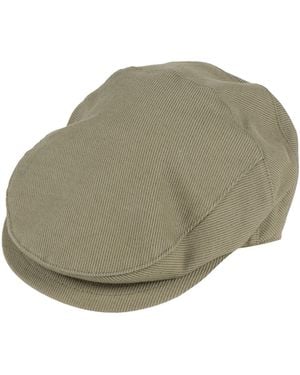 Borsalino Military Hat Cotton, Linen - Green
