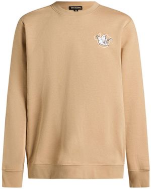 TRUE RELIGION Camel Sweatshirt Cotton, Elastane - Natural