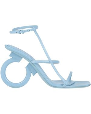 Ferragamo Sandals Lambskin - Blue