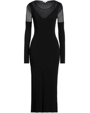 Patrizia Pepe Midi Dress - Black