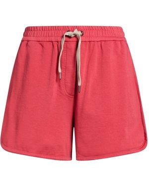 Brunello Cucinelli Shorts & Bermuda Shorts Cotton - Red
