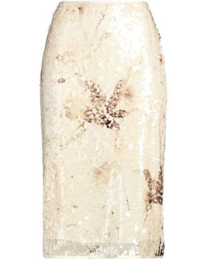 Peserico Midi Skirt Polyamide, Metallic Fibre, Polyester - Natural