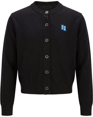 Adererror Cardigan Wool, Cotton - Black