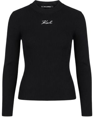 KARL LAGERFELD Pullover - Schwarz