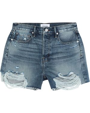 FRAME Jeansshorts - Blau