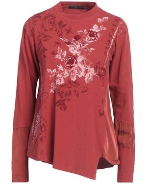 High Use T-Shirt Cotton, Cupro, Rayon - Red