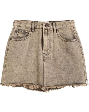 One Teaspoon Denim Skirt - Natural