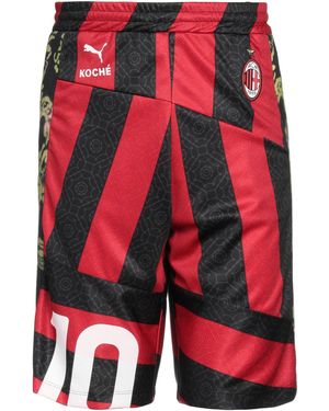 PUMA x KOCHÉ Shorts & Bermudashorts - Rot