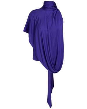 Dries Van Noten Top Viscose - Blue