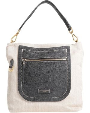 Gianni Chiarini Sand Handbag Textile Fibres, Leather - Grey