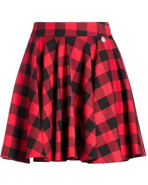 Berna Mini Skirt Polyester, Viscose, Elastane - Red