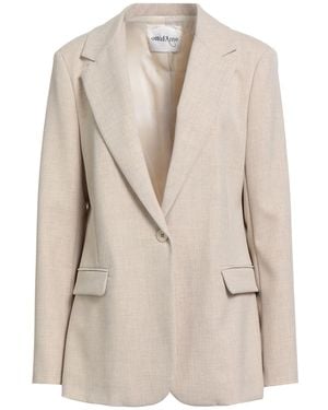 Ottod'Ame Blazer Polyester, Viscose, Elastane - Natural