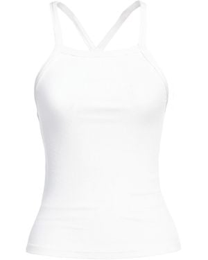 Ottod'Ame Ivory Tank Top Viscose, Elastane - White