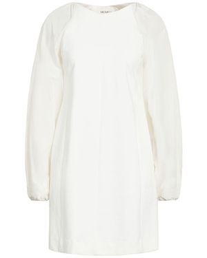 MEIMEIJ Mini Dress Viscose, Polyamide, Elastane, Polyester - White