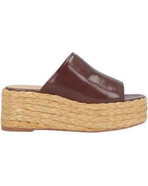 Paloma Barceló Espadrilles Leather - Brown