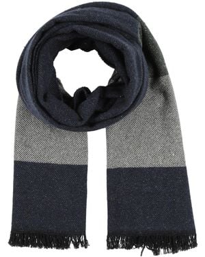 Hackett Scarf Cotton, Wool, Polyamide, Silk - Blue